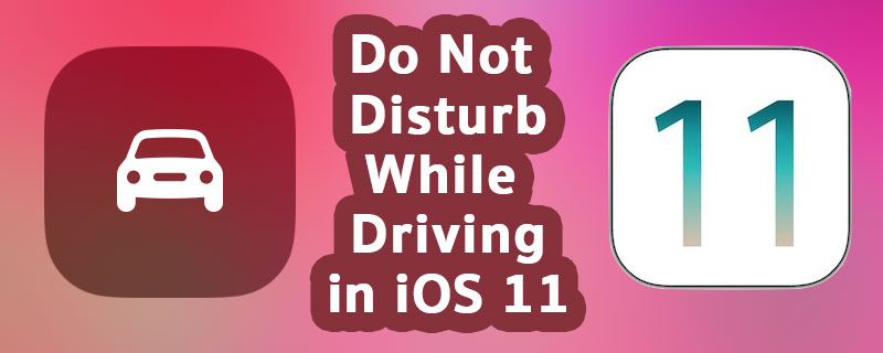 do not disturb while driving