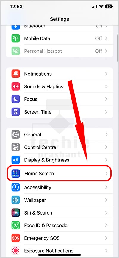 Remove Home Screen Search Button IPhone Techie Prashant